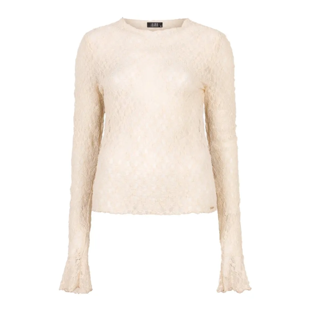 DAMES Ibana Lange Mouw Top in Taola Stijl