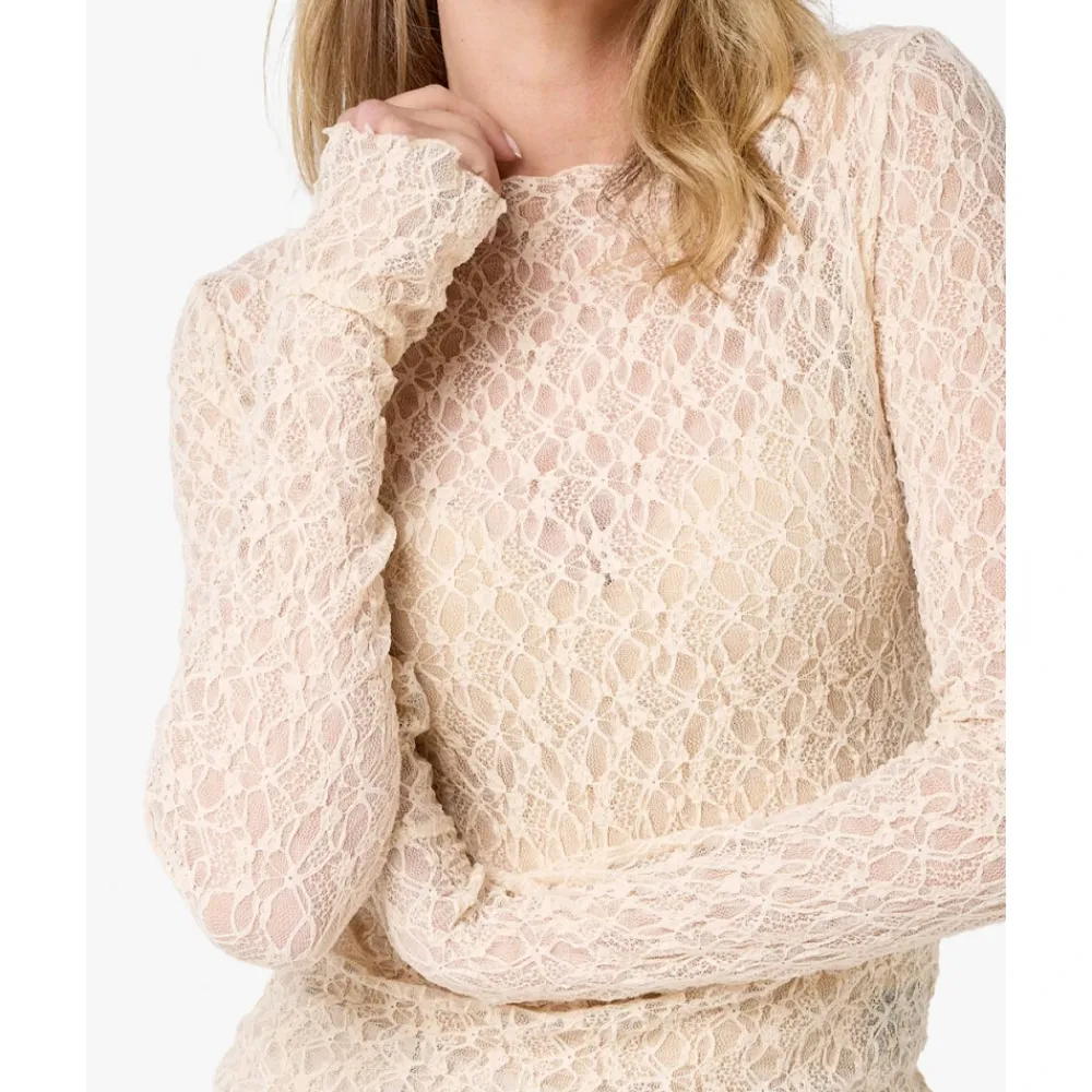 DAMES Ibana Lange Mouw Top in Taola Stijl