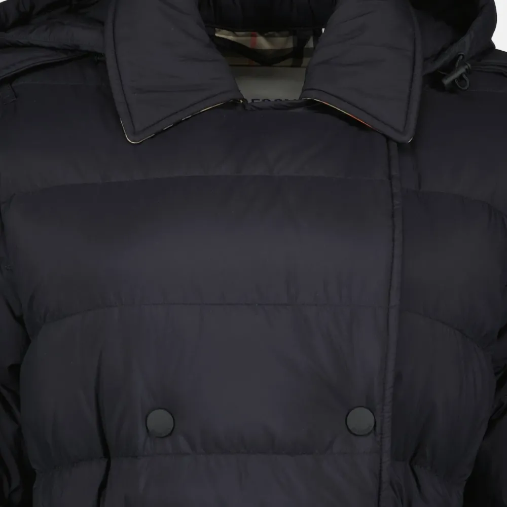 DAMES Burberry Lange Nylon Pufferjas