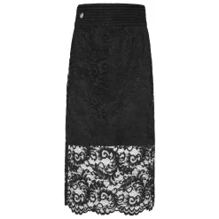 DAMES Philipp Plein Rokken^Lange Rok Kant