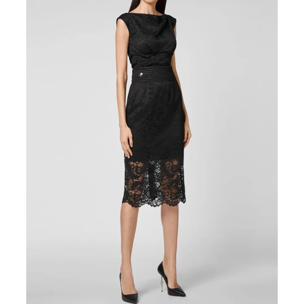 DAMES Philipp Plein Rokken^Lange Rok Kant