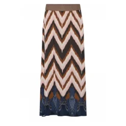 DAMES Gustav Rokken^Lange Rok met Elastische Tailleband