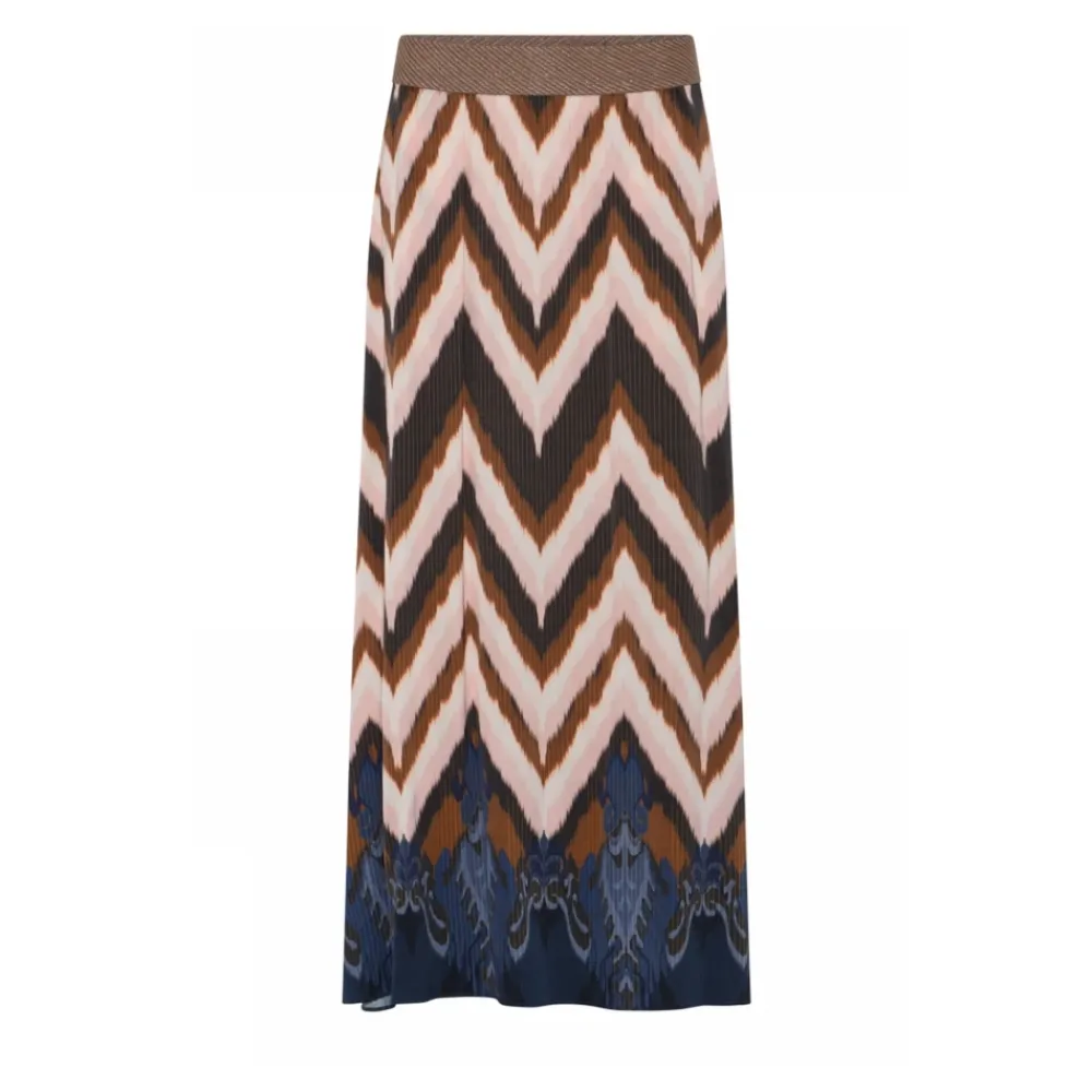 DAMES Gustav Rokken^Lange Rok met Elastische Tailleband