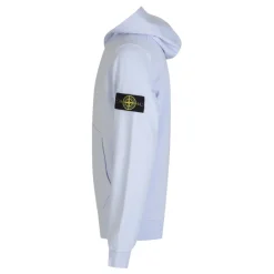 Stone Island Lavendel hoodie met logopatch