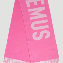 DAMES Jacquemus Sjaals^Lécharpe Fringe Logo Sjaal