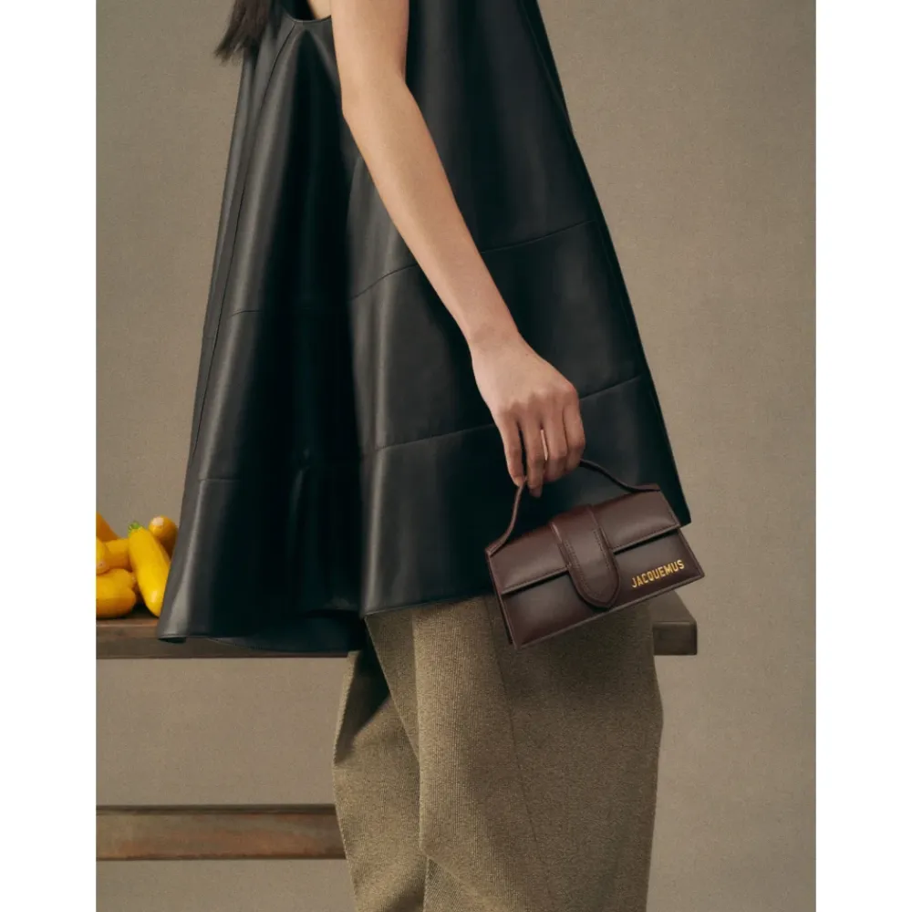 DAMES Jacquemus Handtassen^Le Bambino e Leren Tas