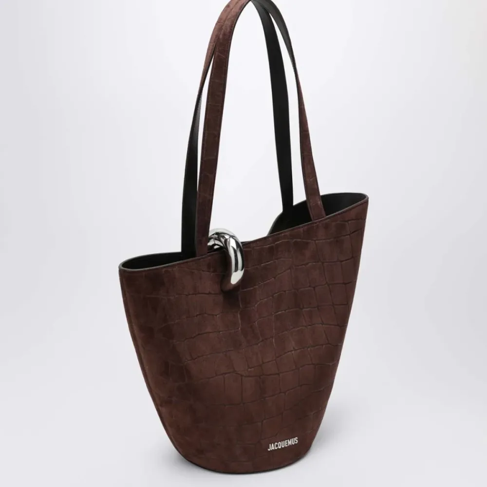 DAMES Jacquemus Schoudertassen^Le Bambola Moyen Bucket Bag