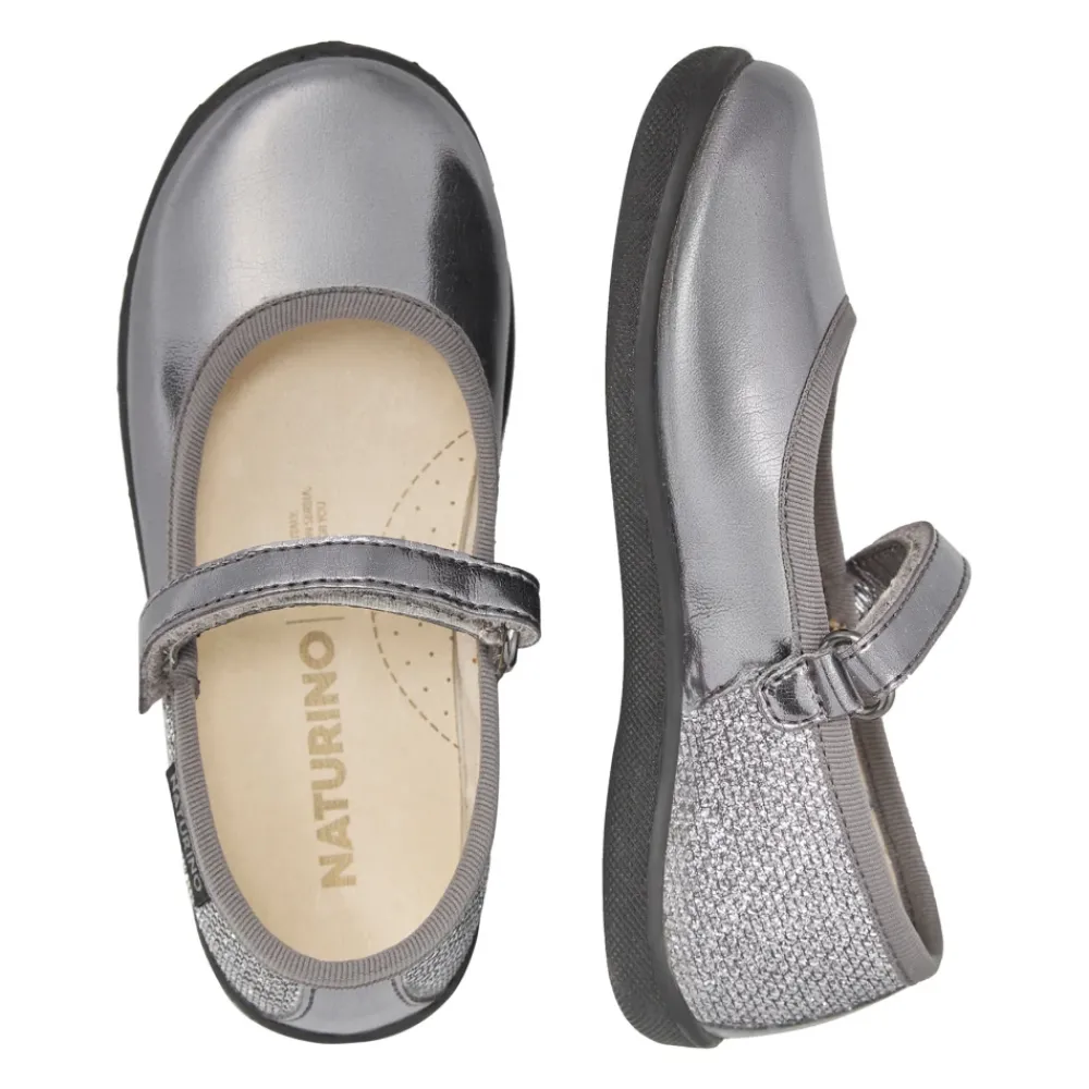 Naturino Leather and fabric ballet flats FROLLIK 2