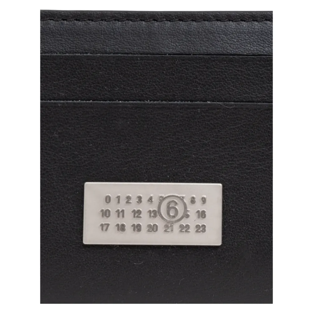 DAMES MM6 Maison Margiela Leather Card Holder