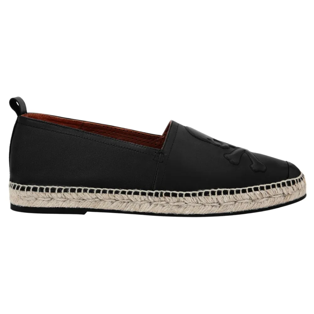 Heren Philipp Plein Espadrilles^Leather Espadrillas Skull