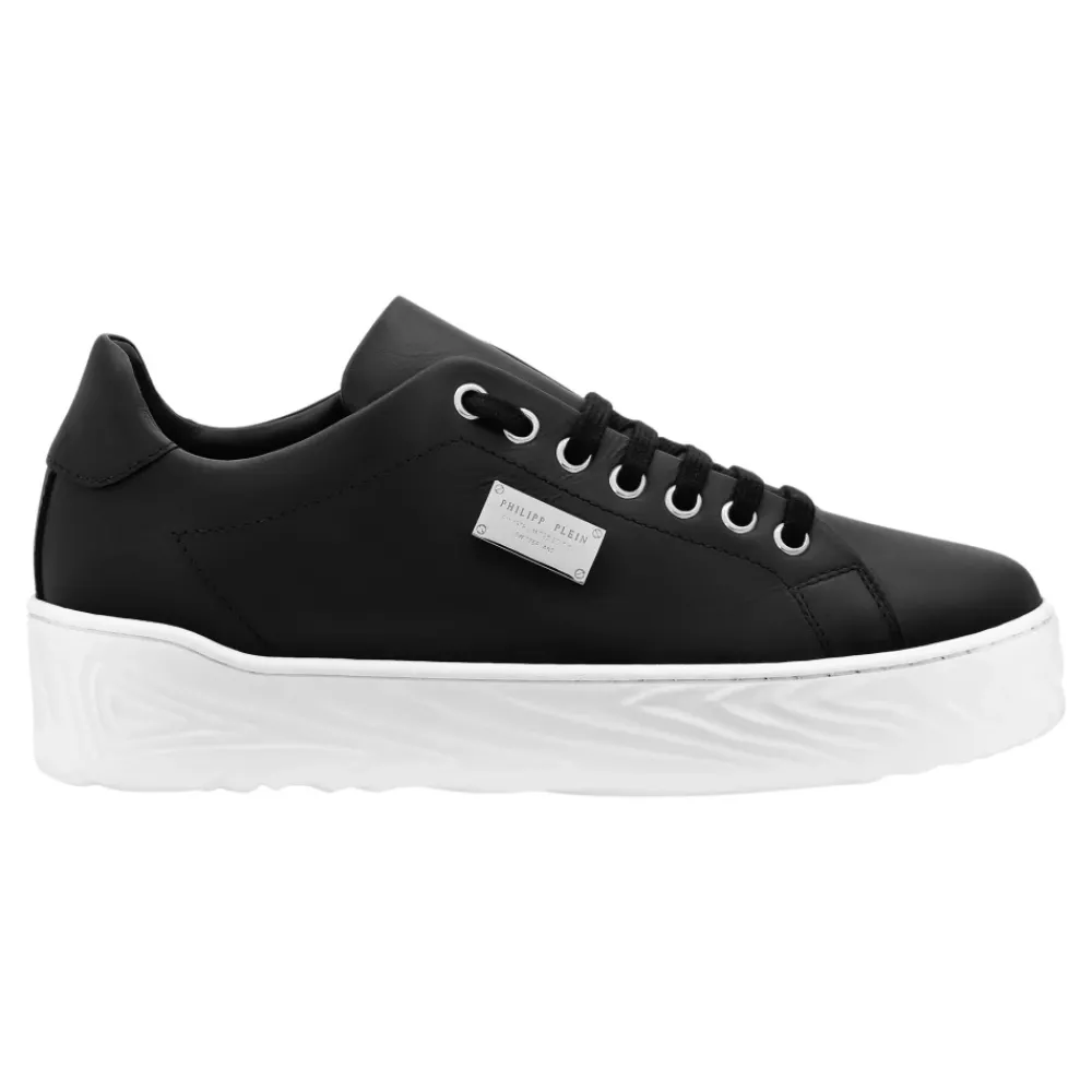 DAMES Philipp Plein Leather Lo-Top Sneakers