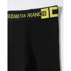 Elisabetta Franchi Broeken & Jeans^Legging met logoband