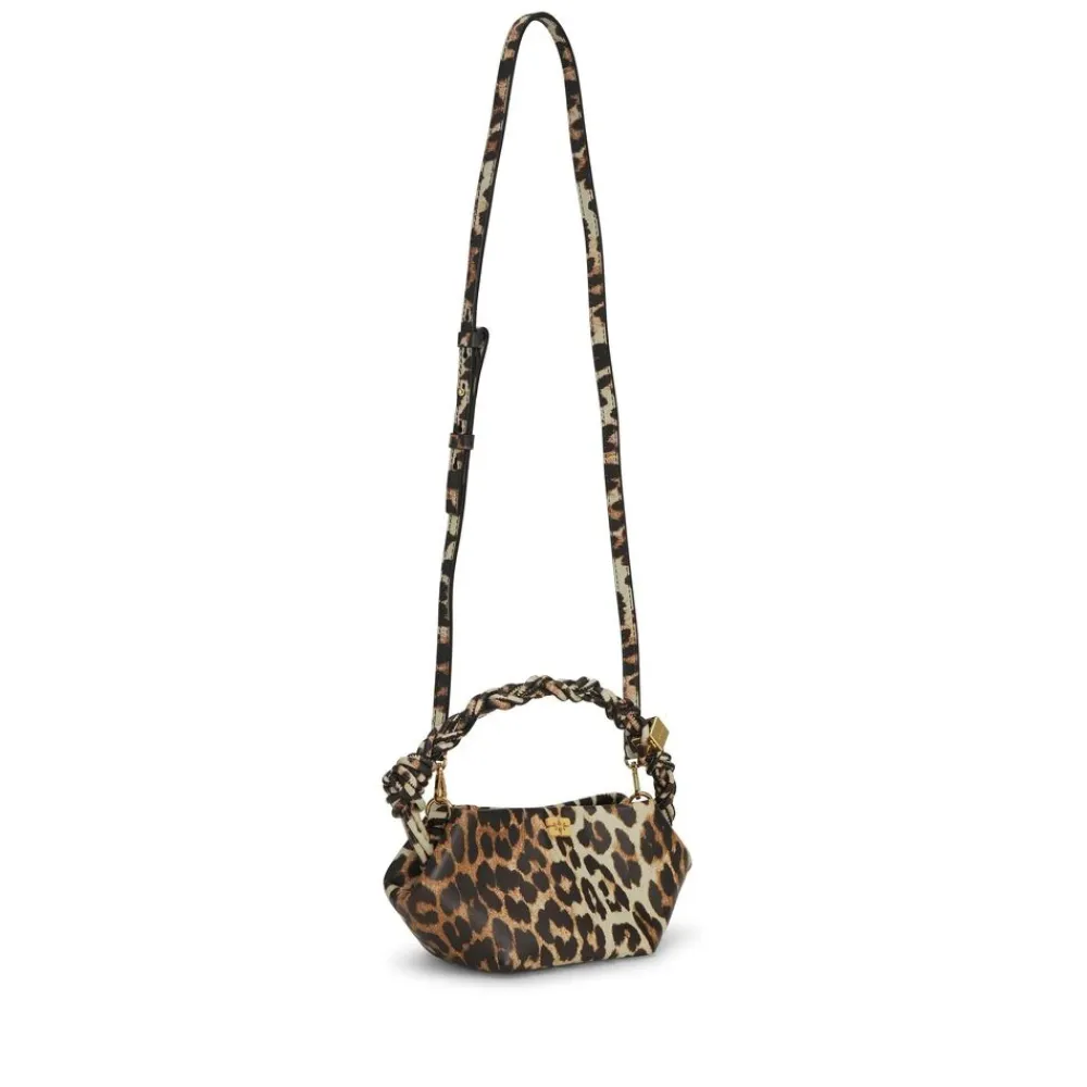 DAMES Ganni Leopard Mini Bou Tas