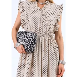 DAMES Lollys Laundry Leopard Print Toiletry Bag