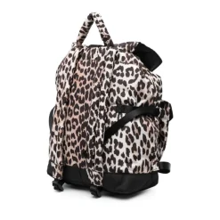 DAMES Ganni Rugzakken^Leopard Tech Rugzak Print