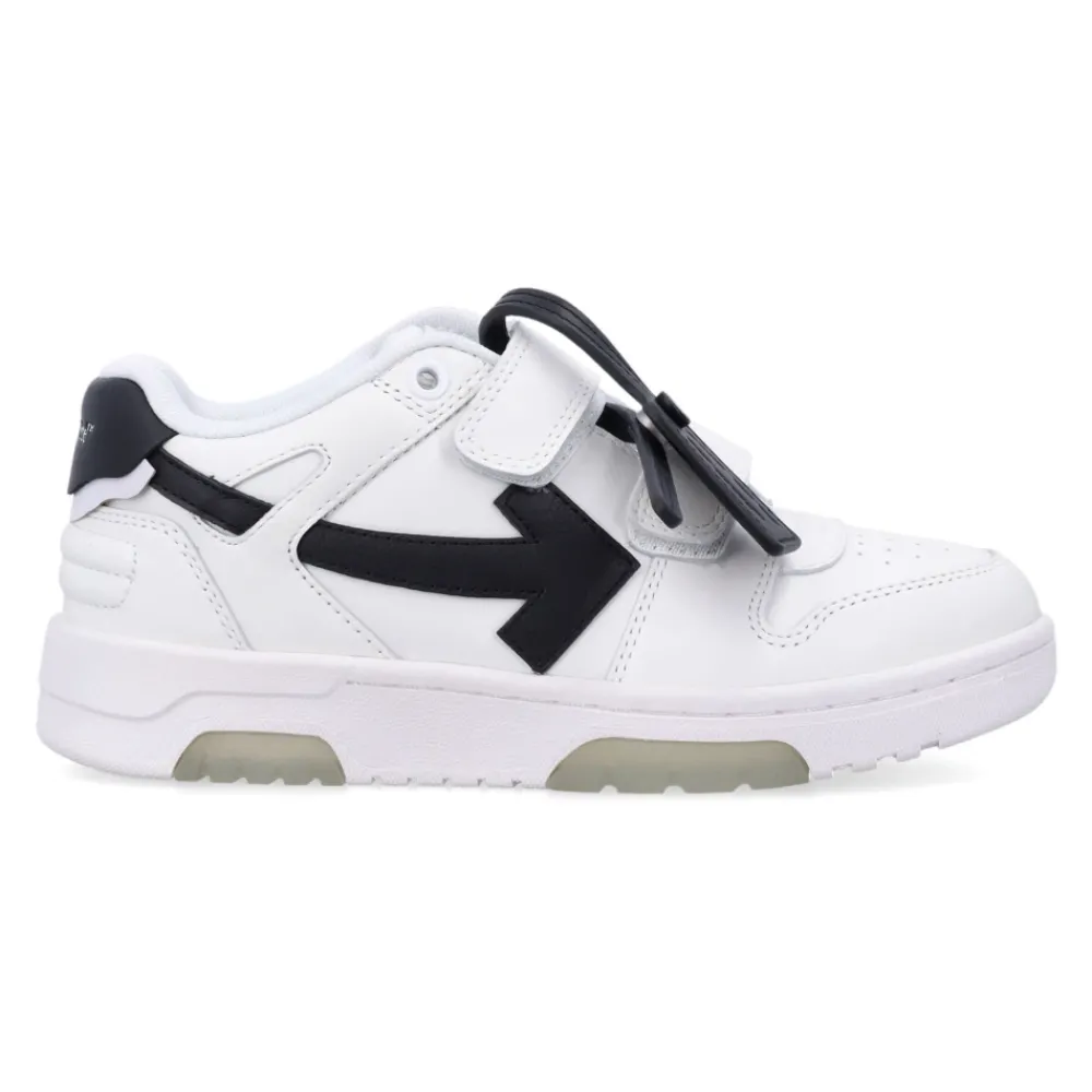 Off White Sneakers^Leren Band Sneakers