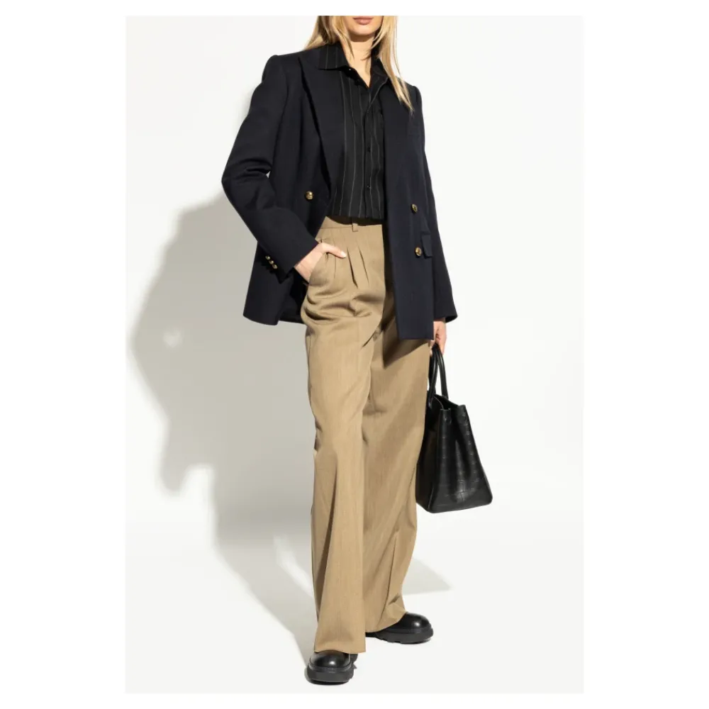 DAMES Burberry Leren Chelsea Boots Creeper