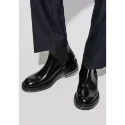 Heren Alexander McQueen Leren Chelsea-laarzen