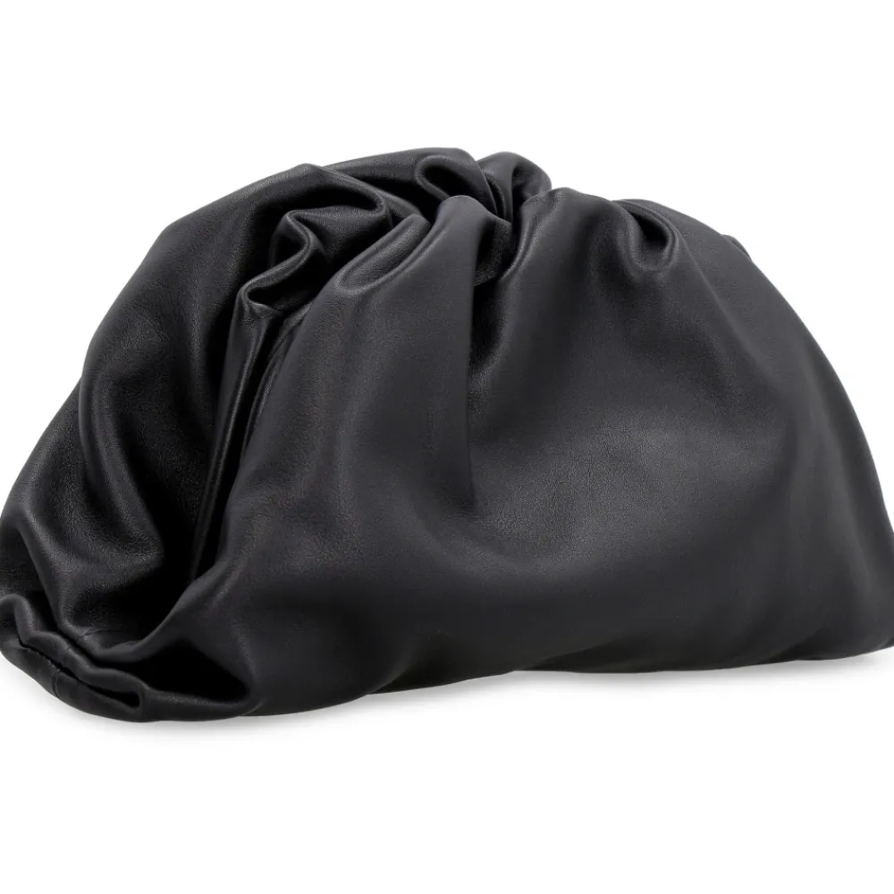 DAMES Bottega Veneta Clutches^Leren Clutch met Drukknoopsluiting