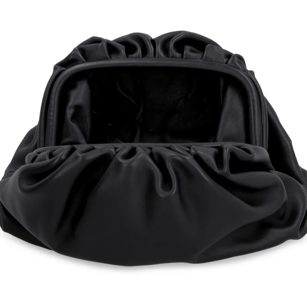 DAMES Bottega Veneta Clutches^Leren Clutch met Drukknoopsluiting