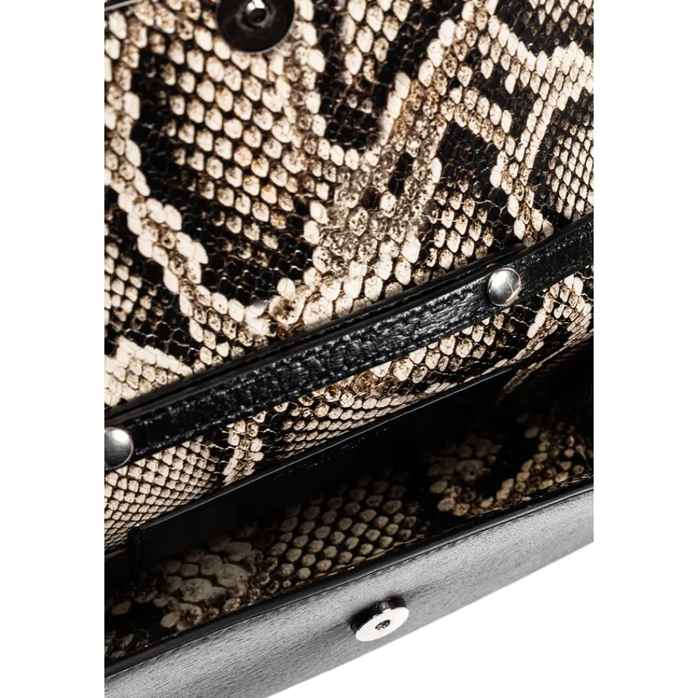 DAMES Alexander McQueen Leren clutch T-Bar Mini