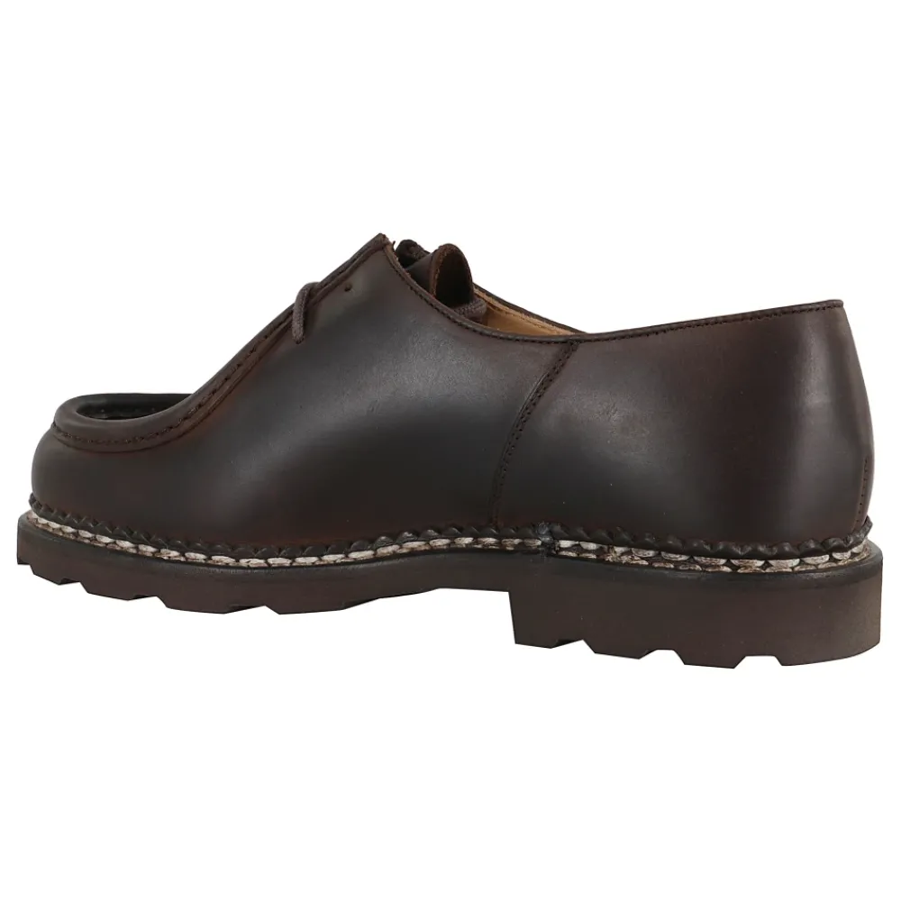 Heren Paraboot leren Derbies met stiksels