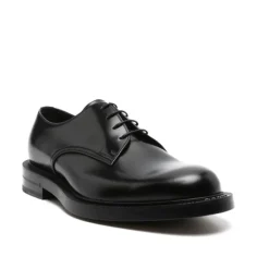 Heren Gucci Leren Derby Schoenen met Logo