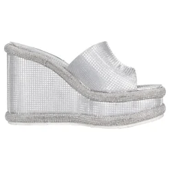 DAMES Casadei Sleehakken^Leren en Stoffen Sleehakken