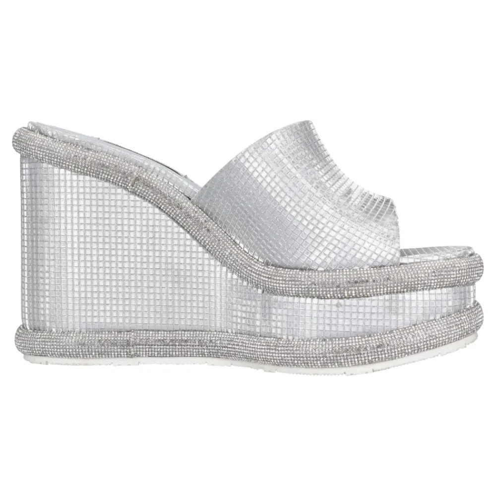 DAMES Casadei Sleehakken^Leren en Stoffen Sleehakken