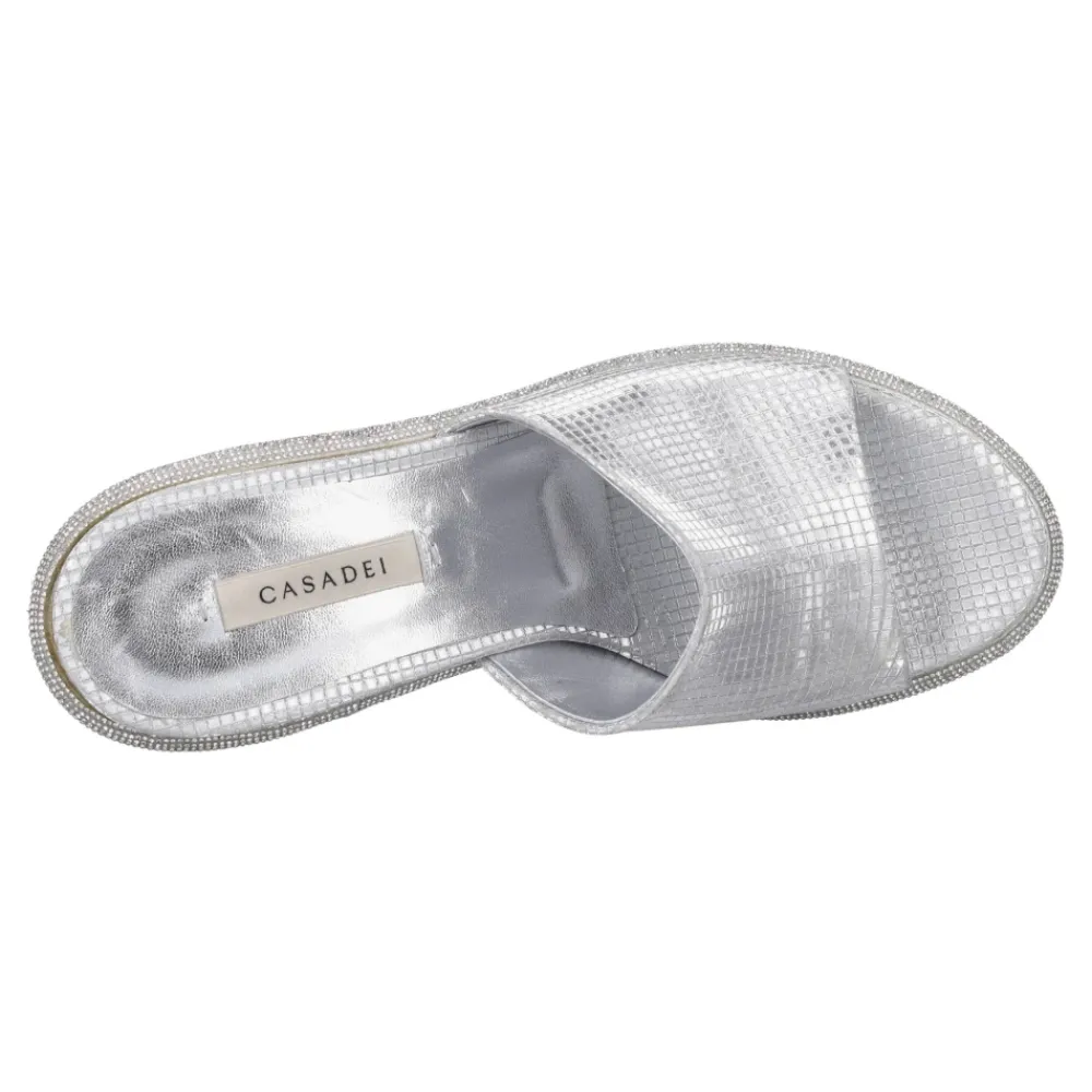 DAMES Casadei Sleehakken^Leren en Stoffen Sleehakken