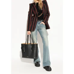 DAMES Alexander McQueen Chelseaboots^Leren enkellaarzen