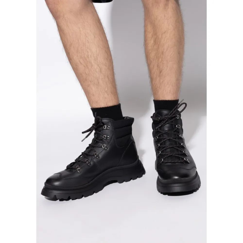 Heren Hogan Leren enkellaarzen