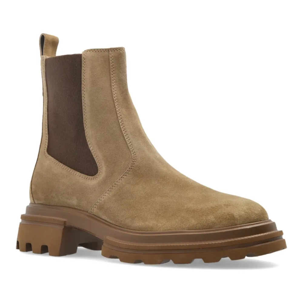 DAMES Hogan Chelseaboots^Leren enkellaarzen