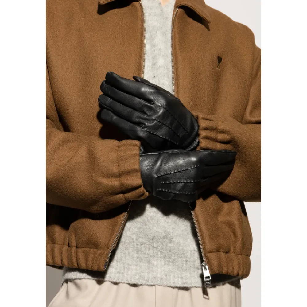 Heren Burberry Handschoenen^Leren handschoenen