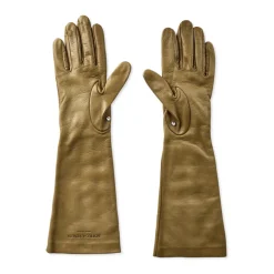 DAMES Bottega Veneta Leren handschoenen met reliëflogo en studs