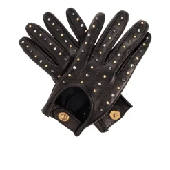 DAMES Versace Leren handschoenen met studs