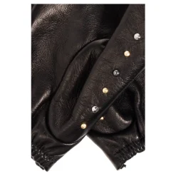 DAMES Versace Leren handschoenen met studs