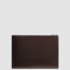 DAMES Piquadro Laptoptassen^Leren iPad Pro 12.9 Clutch