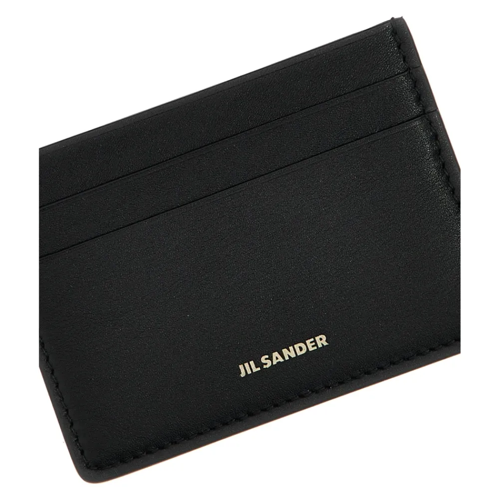 Heren Jil Sander Leren Kaarthouder