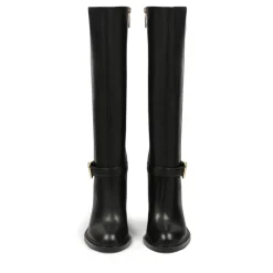 DAMES Kazar Leren laarzen met brede hakken