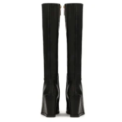 DAMES Kazar Leren laarzen op een platform met een puntige neus