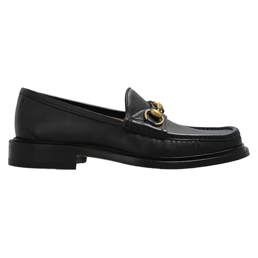 Heren Gucci Instappers & Slip Ons^Leren Loafers
