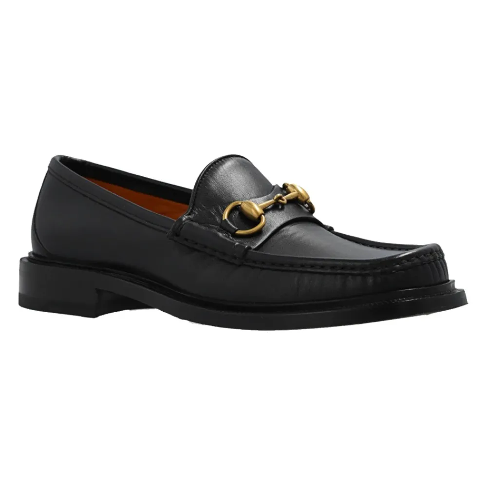 Heren Gucci Instappers & Slip Ons^Leren Loafers