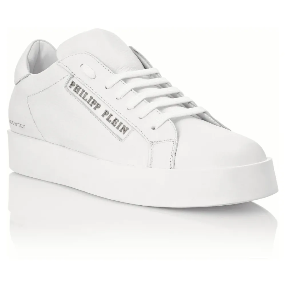 Heren Philipp Plein Leren Lo-Top Sneakers