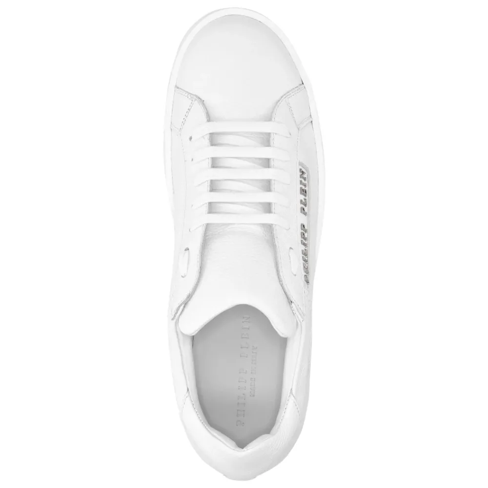 Heren Philipp Plein Leren Lo-Top Sneakers