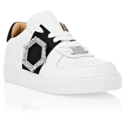 DAMES Philipp Plein Leren Lo-Top Sneakers