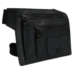 Heren Dolce & Gabbana Tassen^Leren Messenger Crossbody Tas