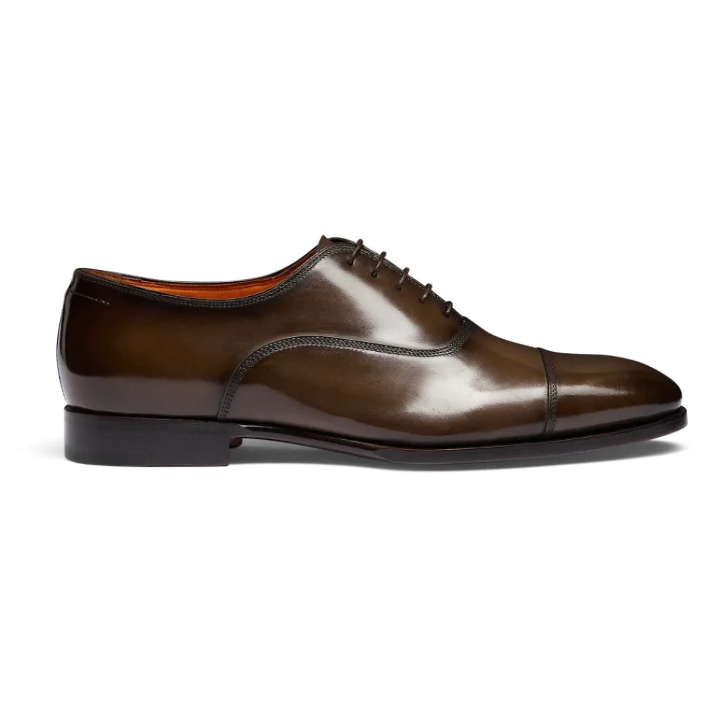 Heren Santoni Nette Schoenen^Leren Oxford Schoen