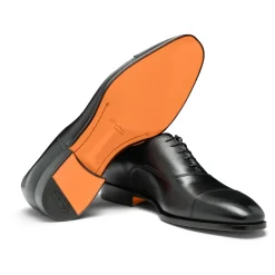Heren Santoni Instappers & Slip Ons|Nette Schoenen^Leren Oxford Schoen