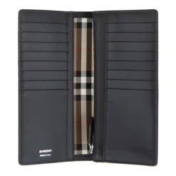 Heren Burberry Portefeuilles^Leren paspoorthouder met kaartsleuven
